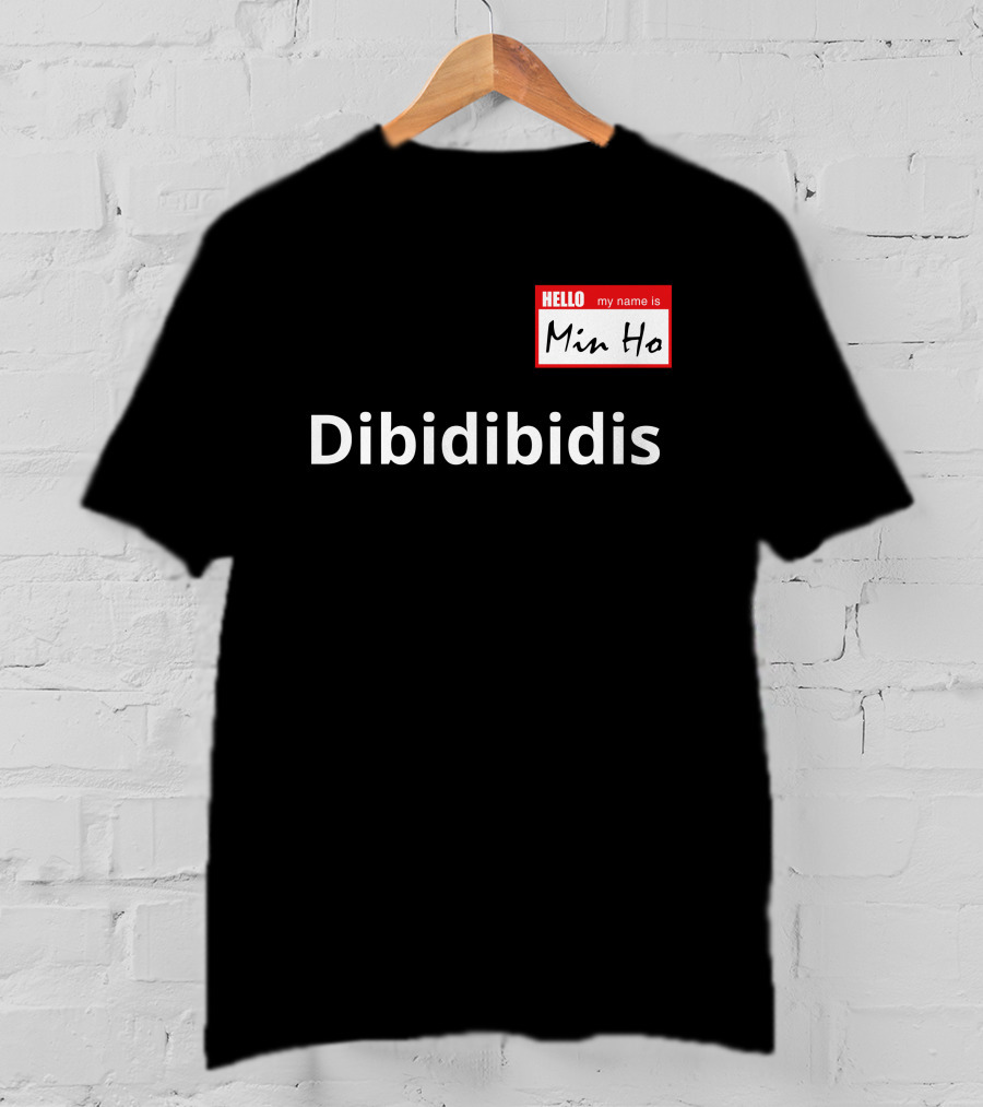 Dibidibidis Hello My Name Is Minho Shinee T-Shirt