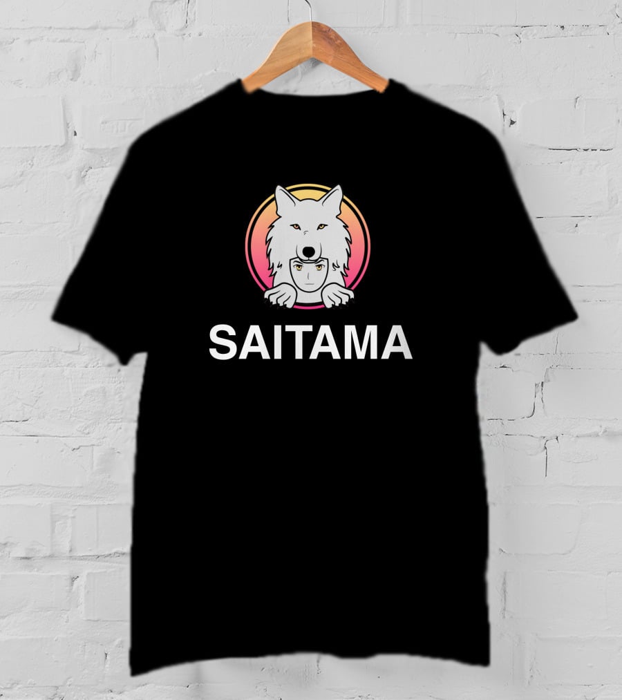 Mkay Saitama Saitama Inu Coin Anime Wolf T-Shirt