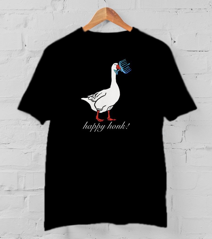 Maimonides-Nutz Happy Honk Goose With Comb T-Shirt