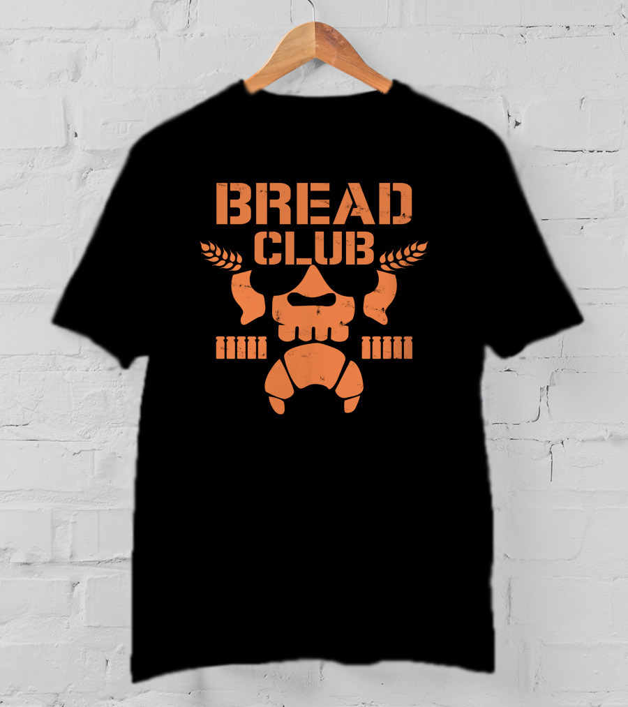 Bread Club Skull Bread Satoshi Kojima T-Shirt