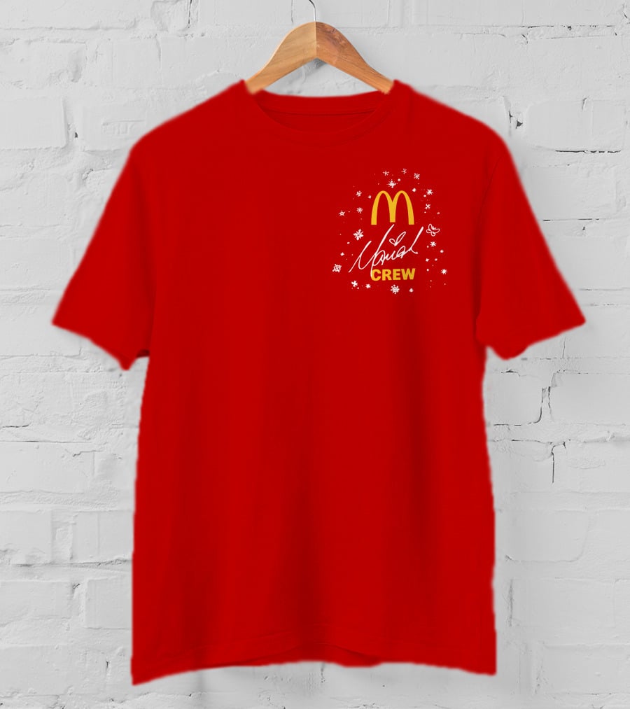 Mariah Crew McDonald's Logo Christmas T-Shirt