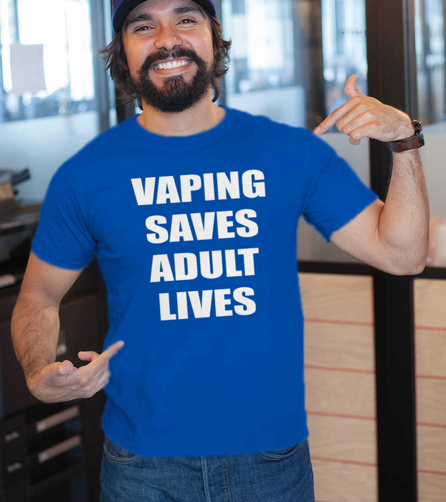 Vaping Saves Adult Lives Amanda Wheeler Advocacy Support White T-Shirt