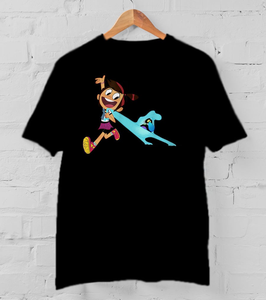 Disney Channel The Ghost And Molly McGee Characters Playful Animation T-Shirt
