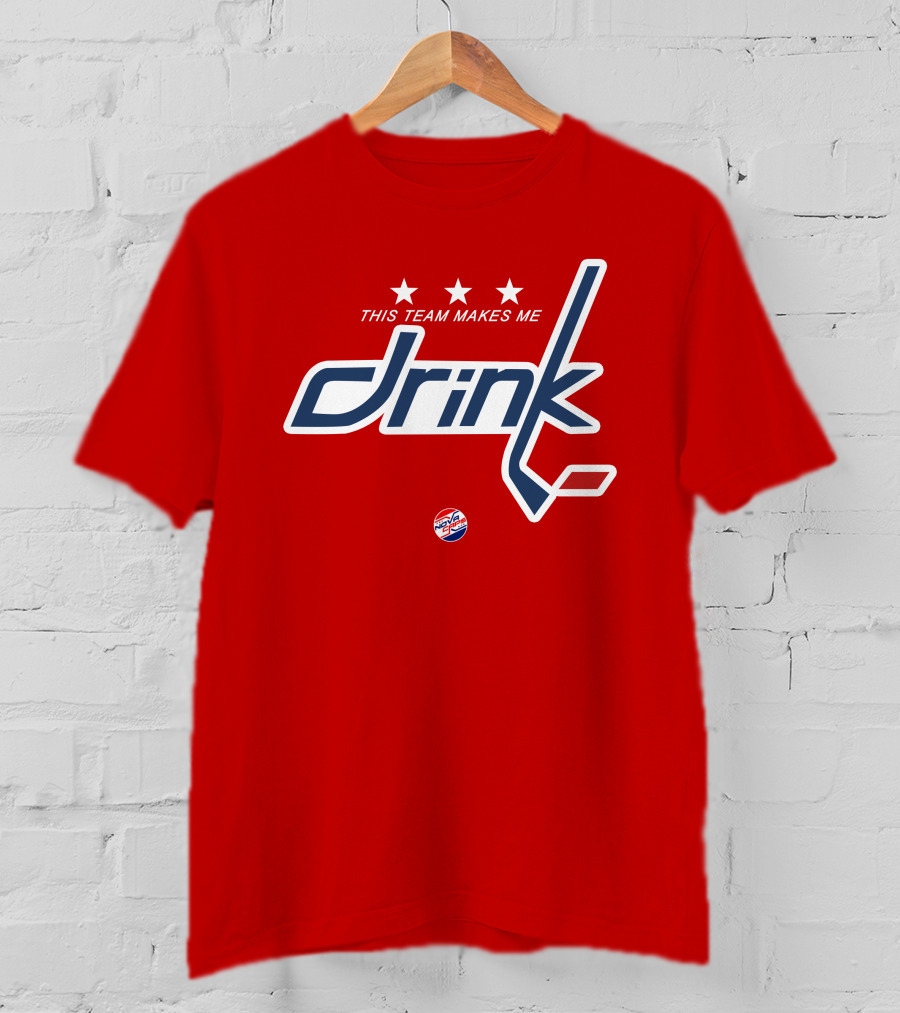 Nova Caps Hockey This Team Makes Me Drink T-Shirt