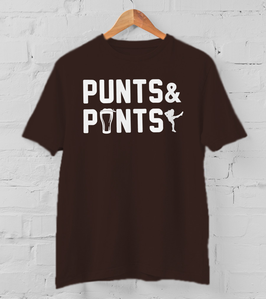Johnny Stanton Szabo Punts And Pints Football Beer Combo T-Shirt