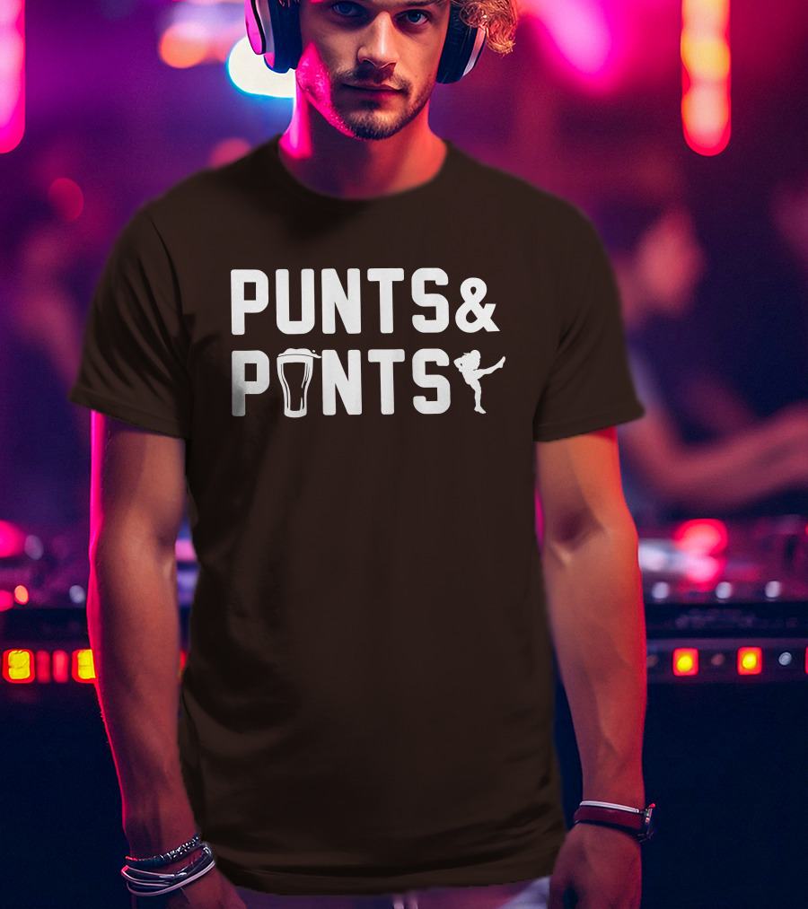 Johnny Stanton Szabo Punts And Pints Football Beer Combo T-Shirt