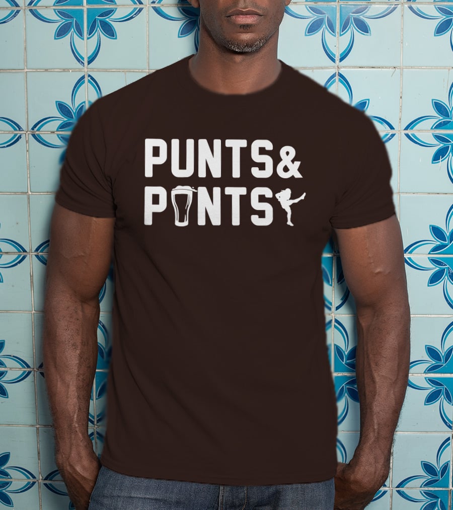 Johnny Stanton Szabo Punts And Pints Football Beer Combo T-Shirt