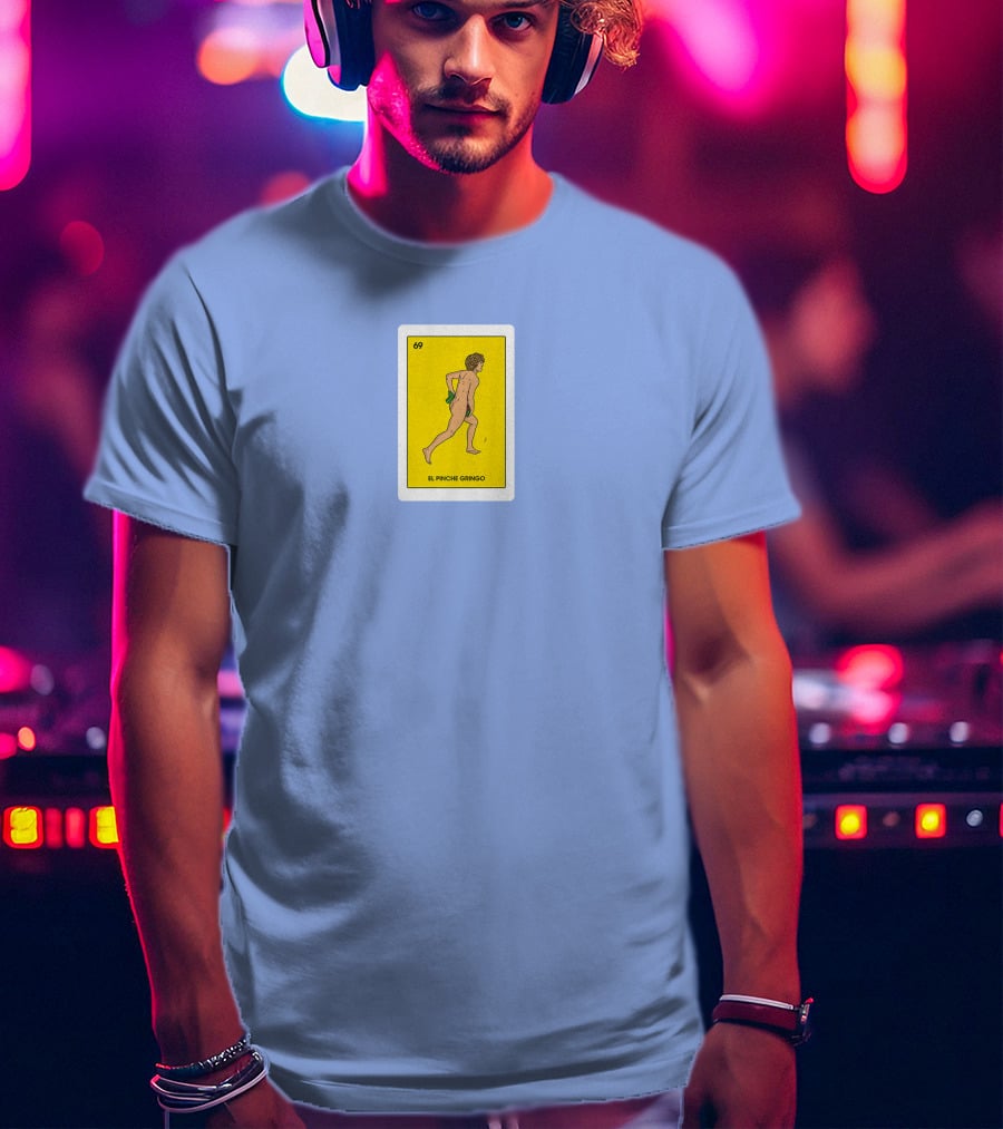 Danny Duncan Merch El Pinche Gringo 69 Running Man Card T-Shirt