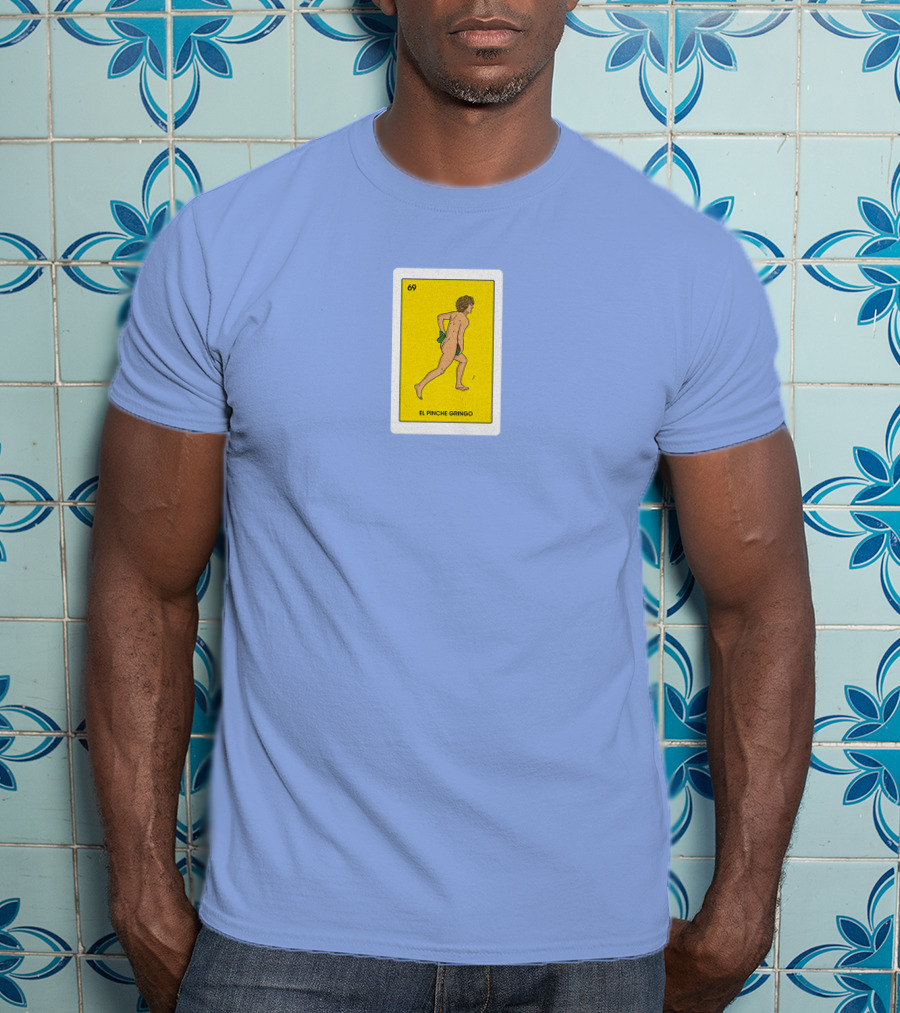 Danny Duncan Merch El Pinche Gringo 69 Running Man Card T-Shirt