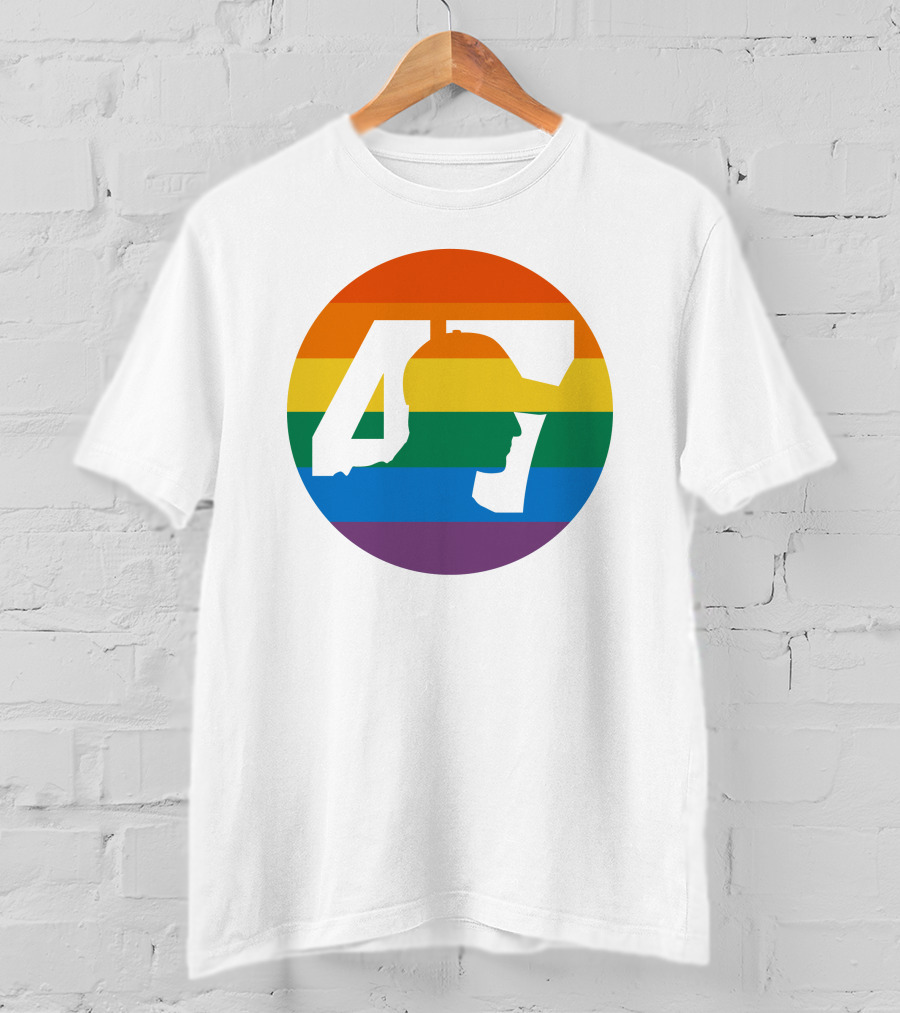 Mick Schumacher Rainbow Circle 47 Pride T-Shirt
