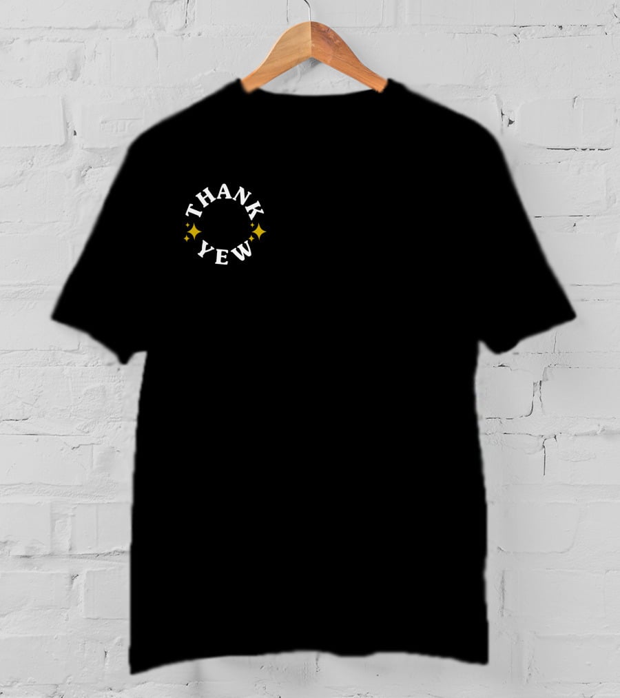 Josh Zilberberg Thank Yew Circle With Stars T-Shirt