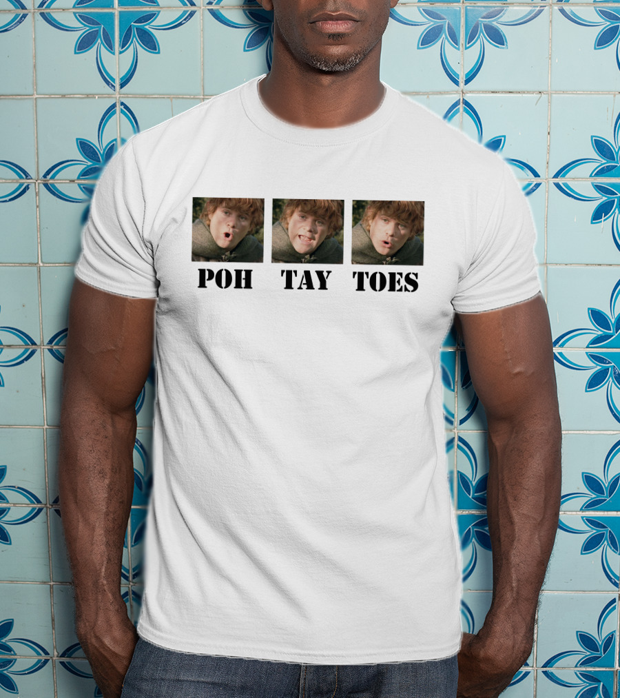 POH TAY TOES Samwise Gamgee Lord Of The Rings T-Shirt