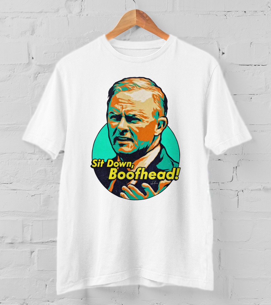 Sit Down Boofhead Scott Morrison Pop T-Shirt