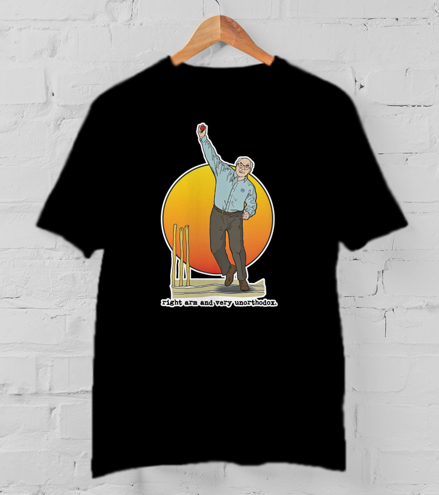 Right Arm And Very Unorthodox Bowling Stumps T-Shirt