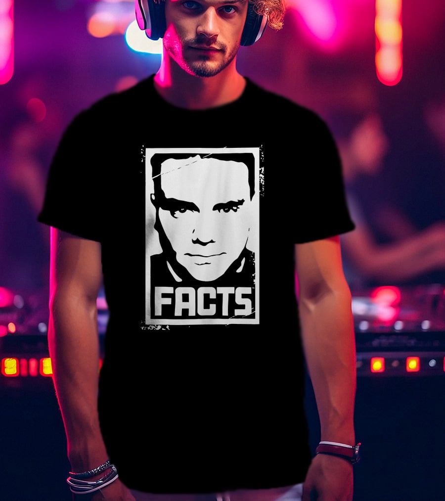 Daily Wire Ben Shapiro Facts Stencil Ron Filipkowski T-Shirt