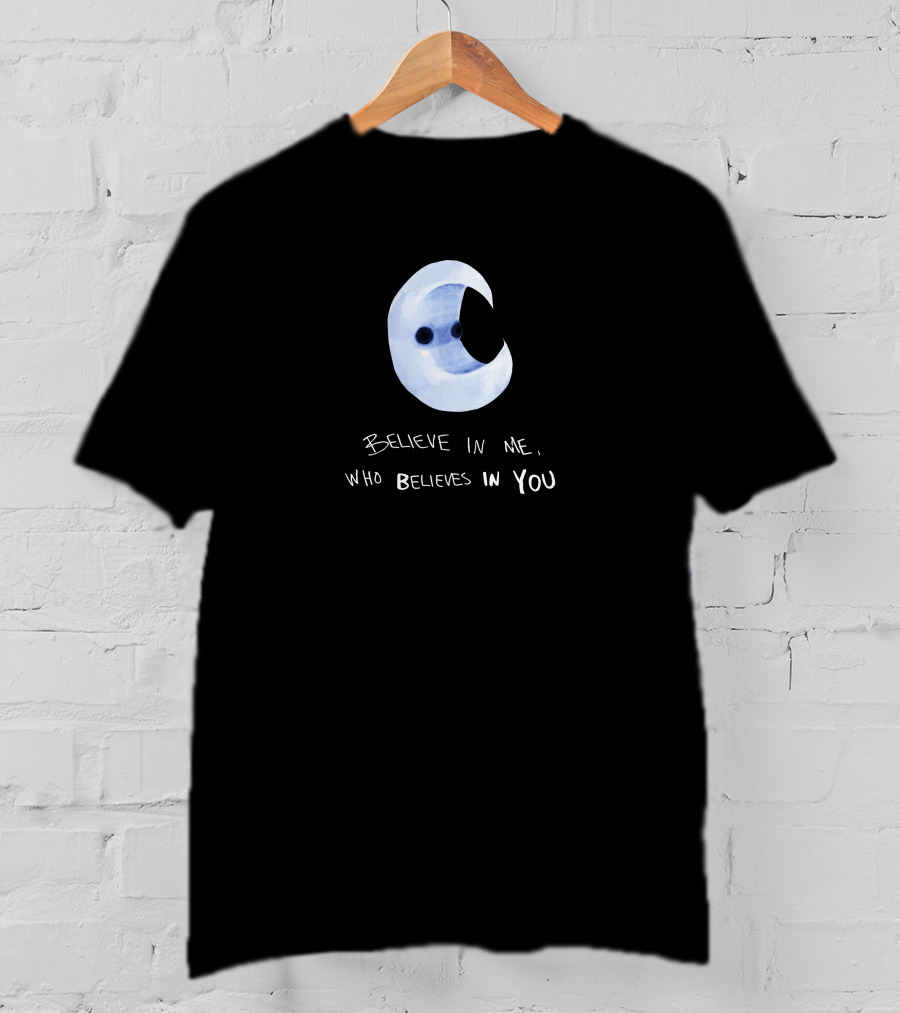 Wunderworld Merch Night Capsule Moon Believe In Me Who Believes In You T-Shirt