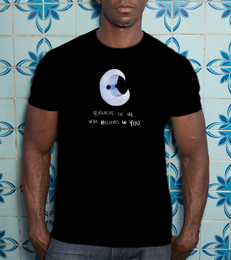 Wunderworld Merch Night Capsule Moon Believe In Me Who Believes In You T-Shirt