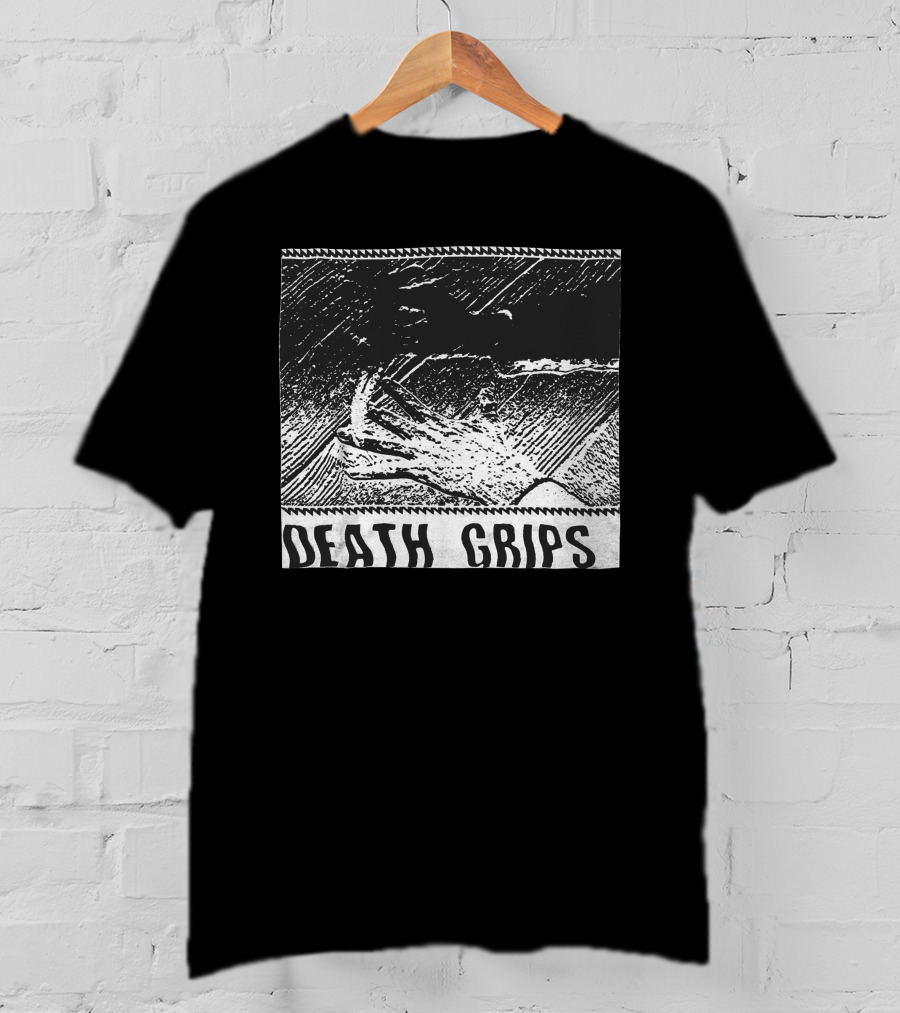 Death Grips Talented Merch Black And White Hand T-Shirt