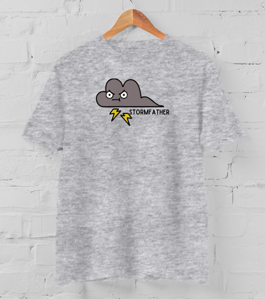 Stormfather Angry Cloud With Lightning Stormlight Archive T-Shirt