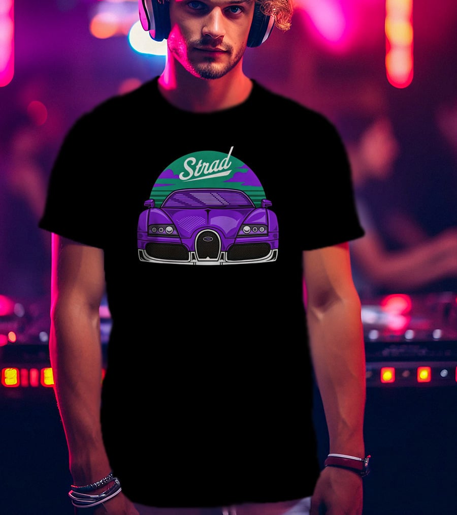Stradman Merch Strad Purple Bugatti T-Shirt