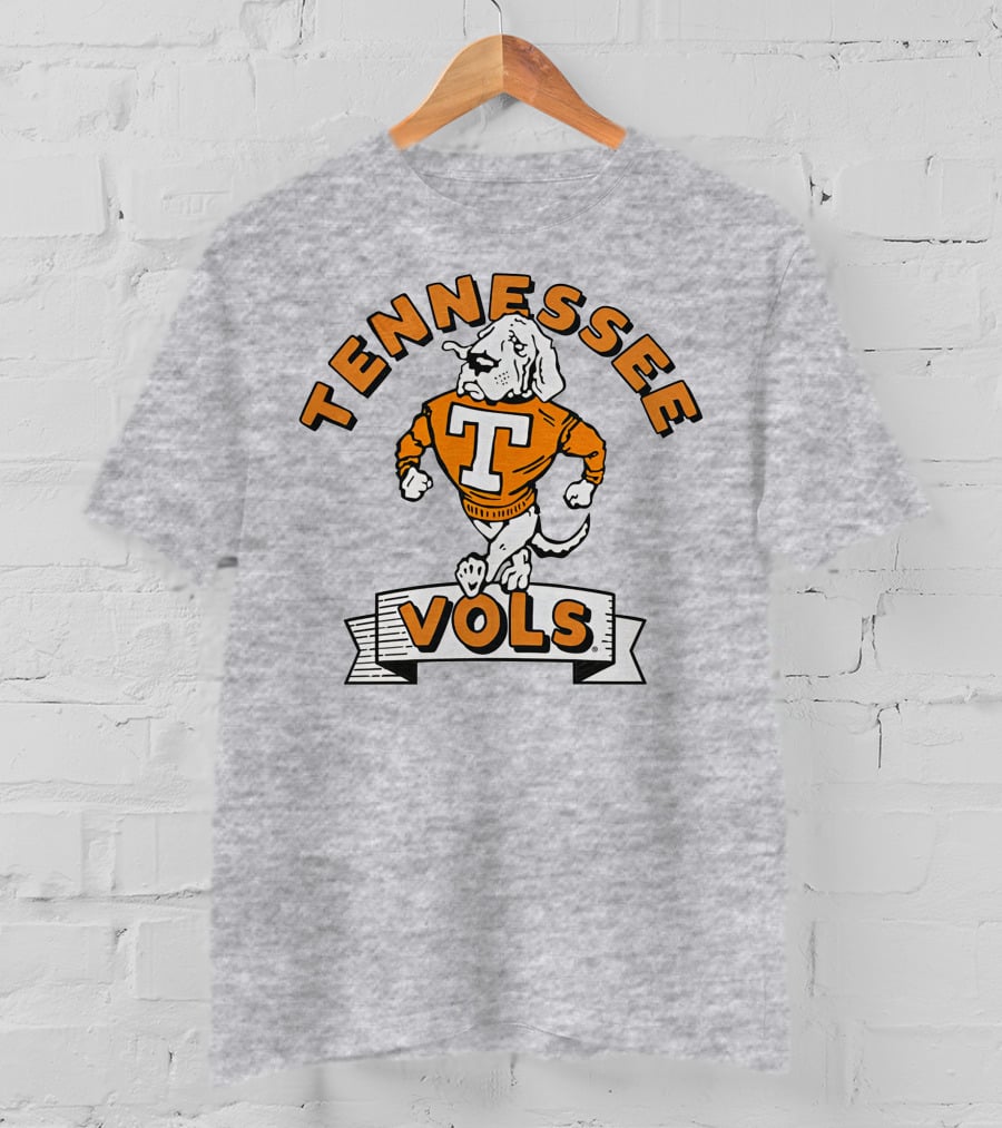 Chris Lofton Tennessee Vols Vintage Smokey Mascot Homefield T-Shirt