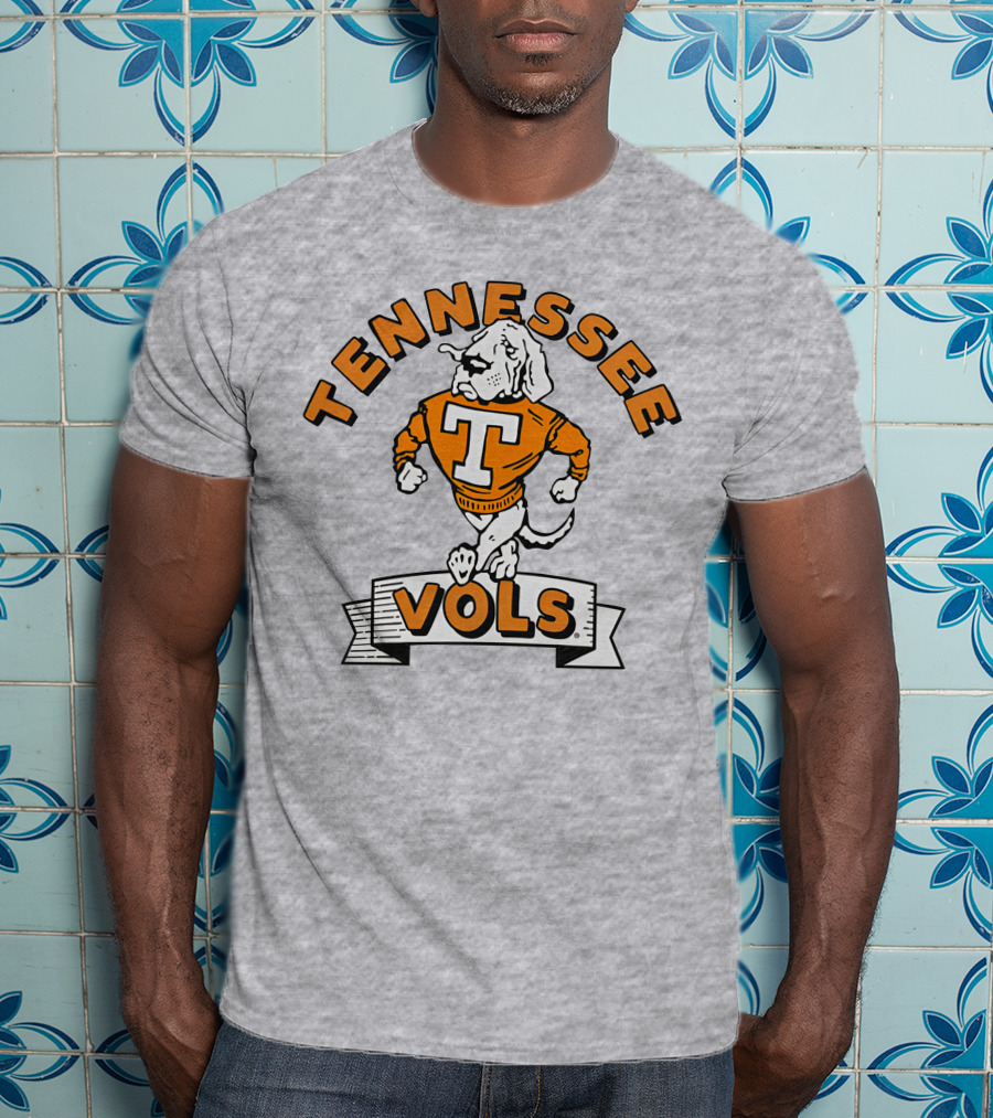 Chris Lofton Tennessee Vols Vintage Smokey Mascot Homefield T-Shirt