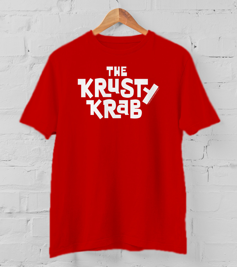 Joe Burrow The Krusty Krab Spongebob Squarepants Crossover Patrick Star Football NFL Cincinnati Bengals Cartoon Network Nickelodeon T-Shirt