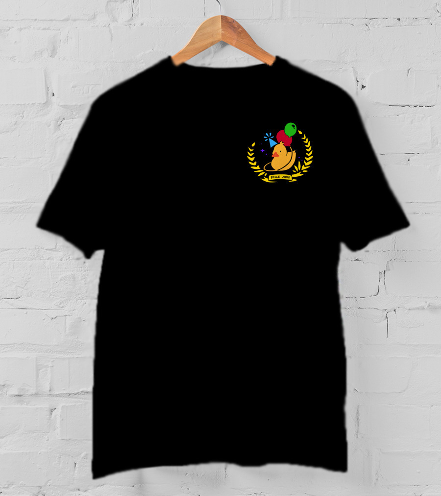Quackity Merch Birthday Since 2000 Duck Balloons T-Shirt