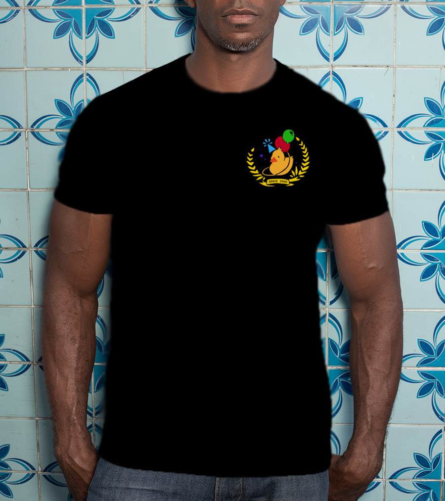 Quackity Merch Birthday Since 2000 Duck Balloons T-Shirt