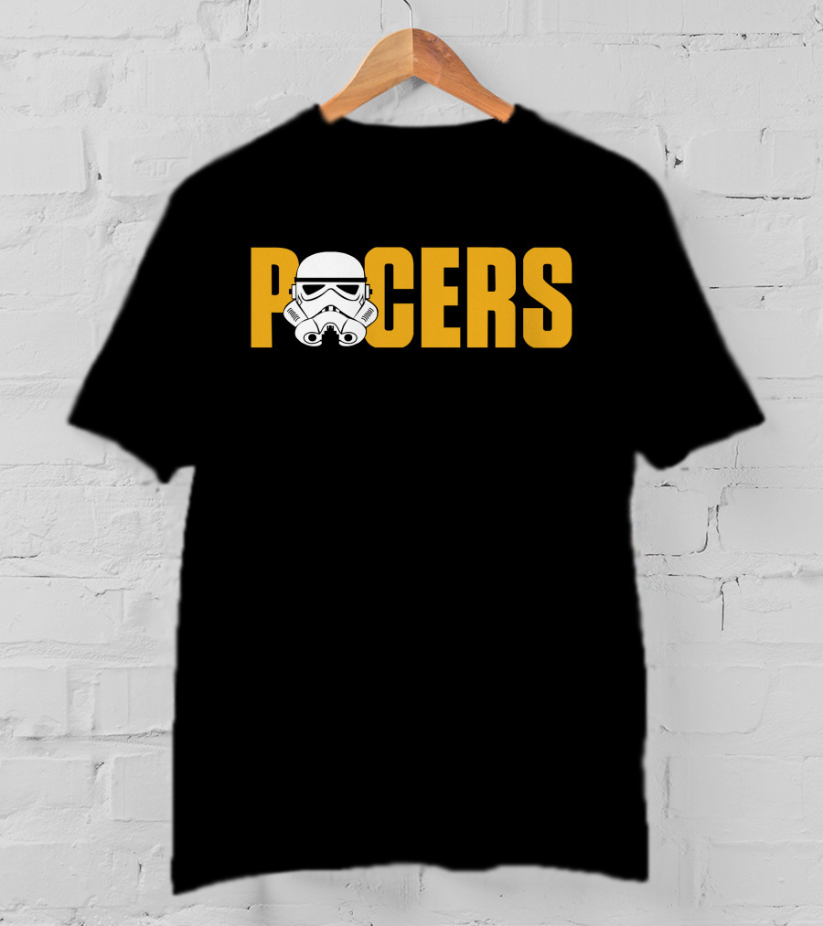 Pacers Stormtrooper Helmet Crossover T-Shirt
