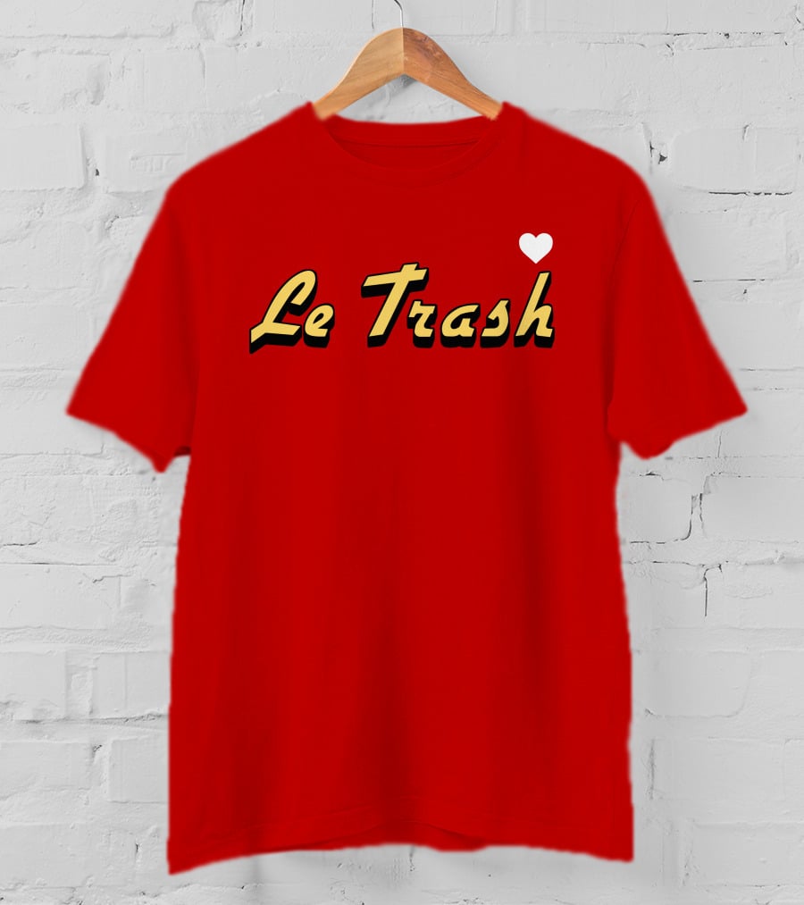 Le Trash Prime Video Fatin Jadmani Heart T-Shirt