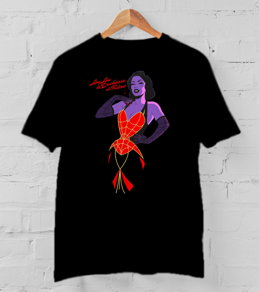 Lou Lou La Duchesse De Rière Below The Collar Spider Queen T-Shirt
