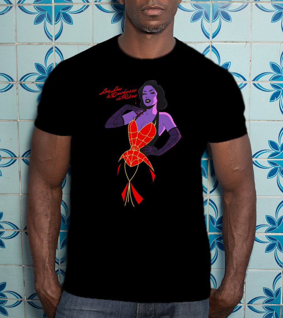Lou Lou La Duchesse De Rière Below The Collar Spider Queen T-Shirt