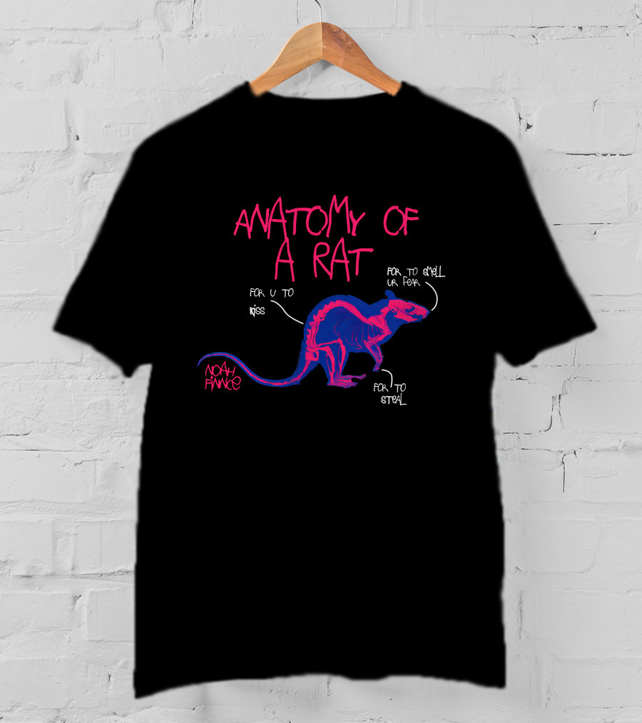 Noahfinnce Anatomy Of A Rat For You To Kiss Smell Fear Steal Hottopic T-Shirt