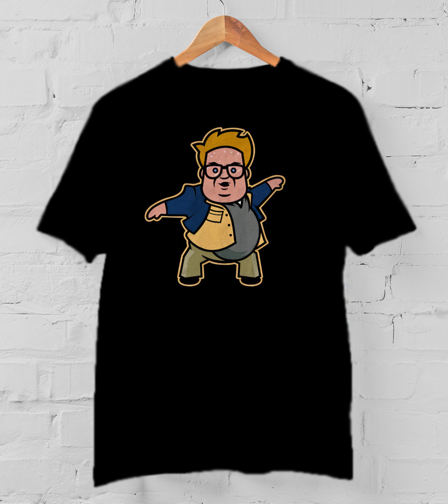 Jon Sciambi Fat Guy In A Little Coat Chris Farley Homage T-Shirt