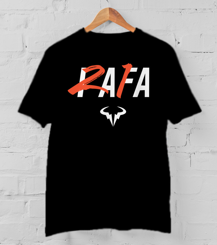 RAFA Bull Logo 21 Grand Slam Winner T-Shirt