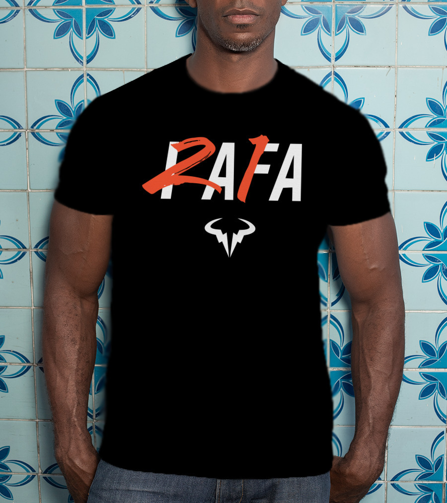 RAFA Bull Logo 21 Grand Slam Winner T-Shirt