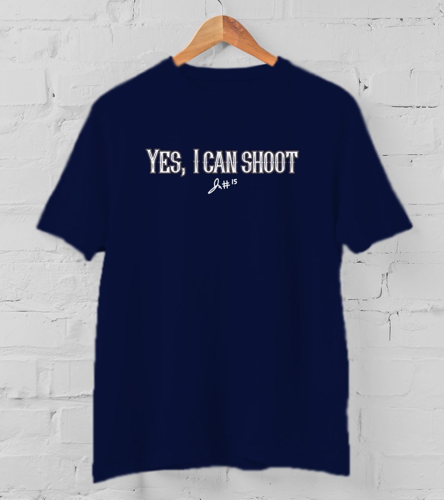 Yes I Can Shoot Jose Alvarado #15 T-Shirt