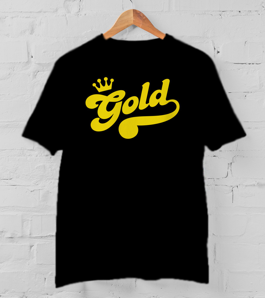 Lamar Jackson Gold Funko Crown T-Shirt