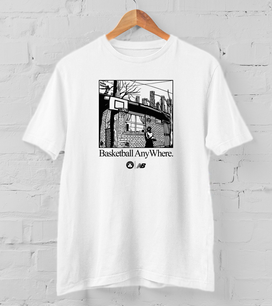 Basketball Anywhere Aaron Nesmith New Balance Celtics T-Shirt