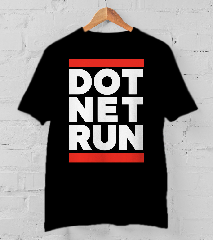 DOT NET RUN Scott Hanselman T-Shirt