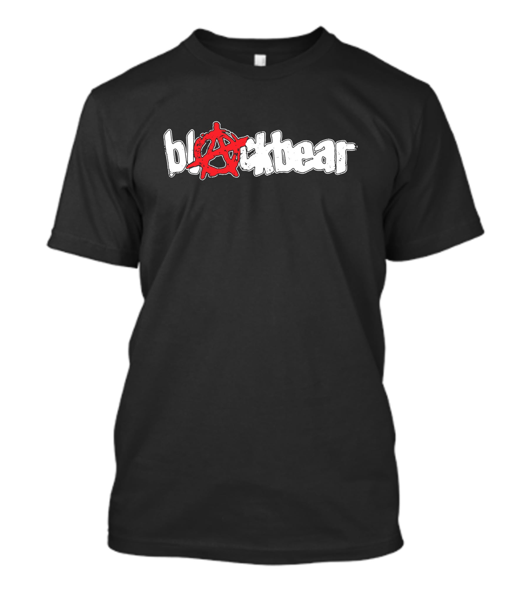 Blackbear Anarchy Logo Graffiti Style Text Red T-Shirt