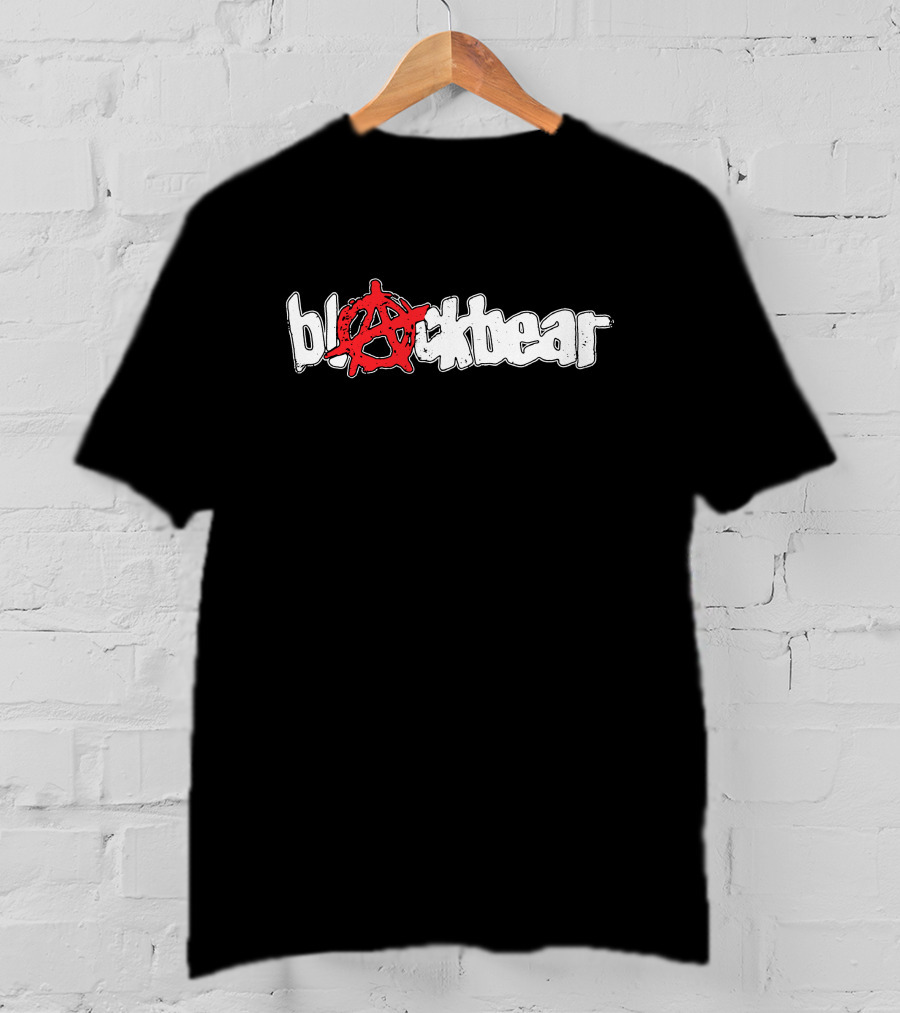 Blackbear Anarchy Logo Graffiti Style Text Red T-Shirt