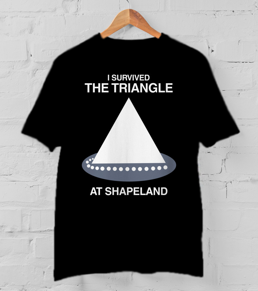I Survived The Triangle At Shapeland T-Shirt