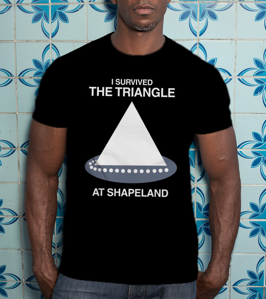 I Survived The Triangle At Shapeland T-Shirt