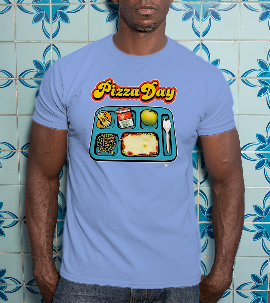 Super 70s Sports Store S7s Pizza Day Lunch Tray T-Shirt