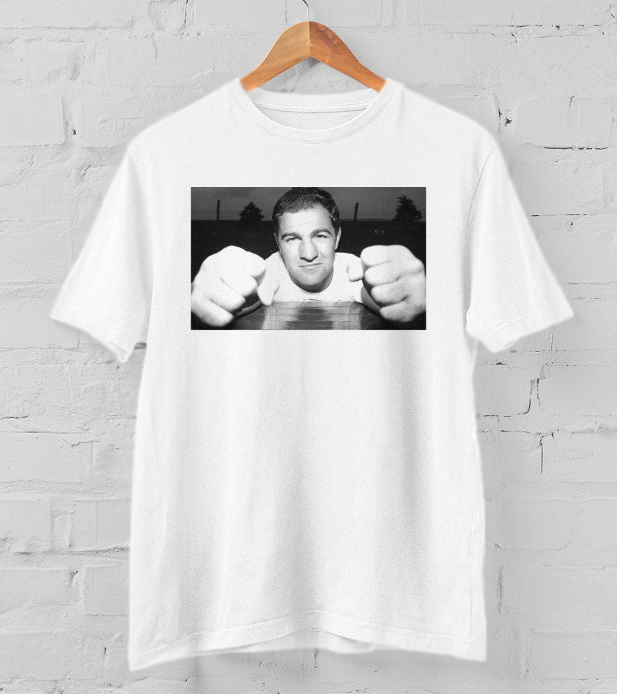 Jeff Garlin Rocky Marciano Boxing Legend Fists Up T-Shirt