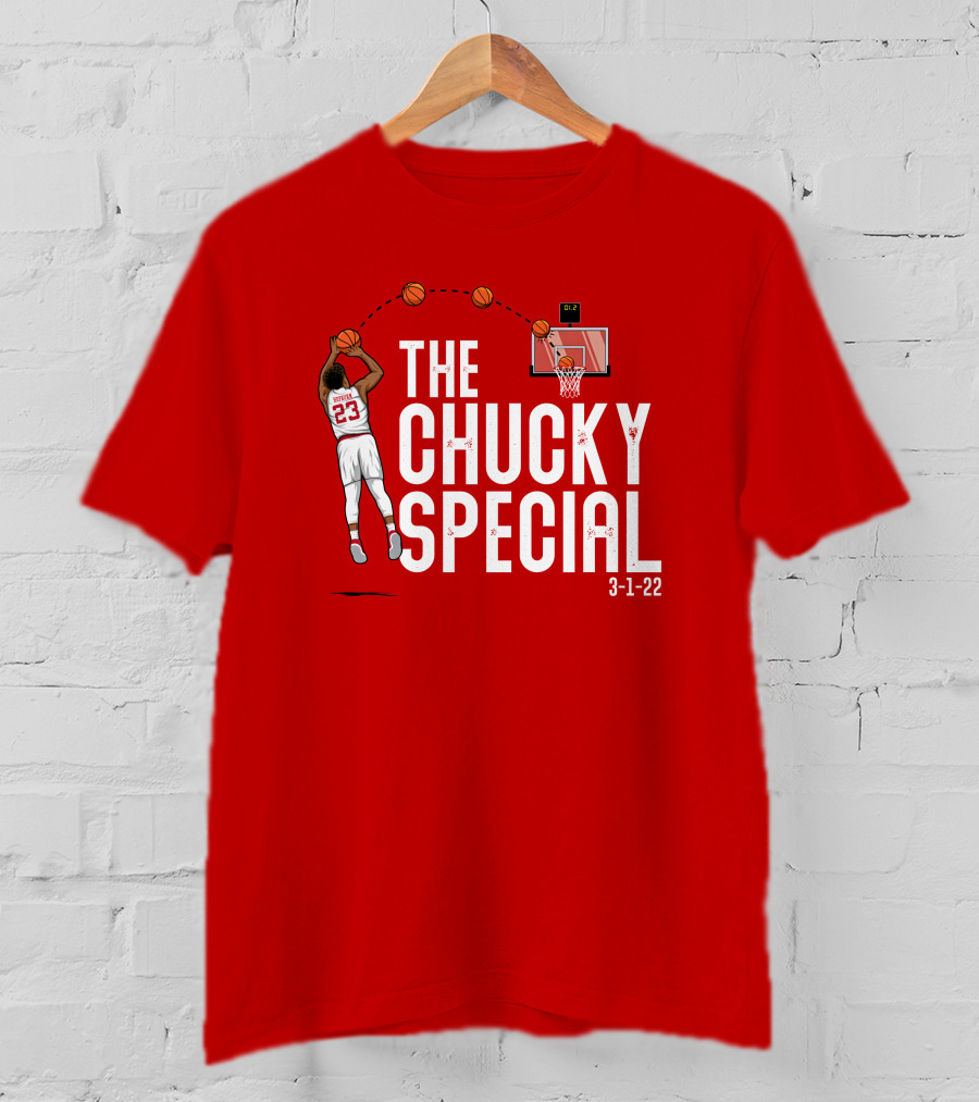 Chucky Hepburn The Chucky Special Basketball Shot 3-1-22 The Players Trunk Merch T-Shirt