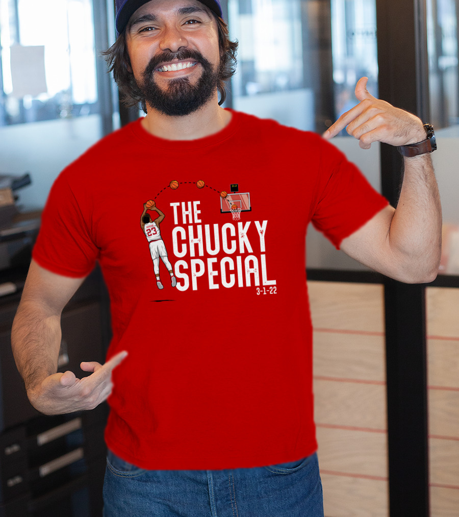 Chucky Hepburn The Chucky Special Basketball Shot 3-1-22 The Players Trunk Merch T-Shirt