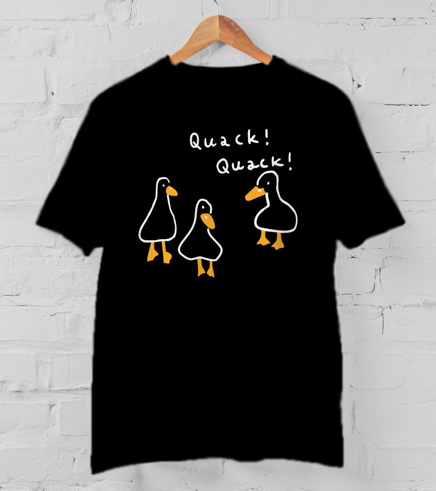 Quack Quack Funny Duck Trio T-Shirt